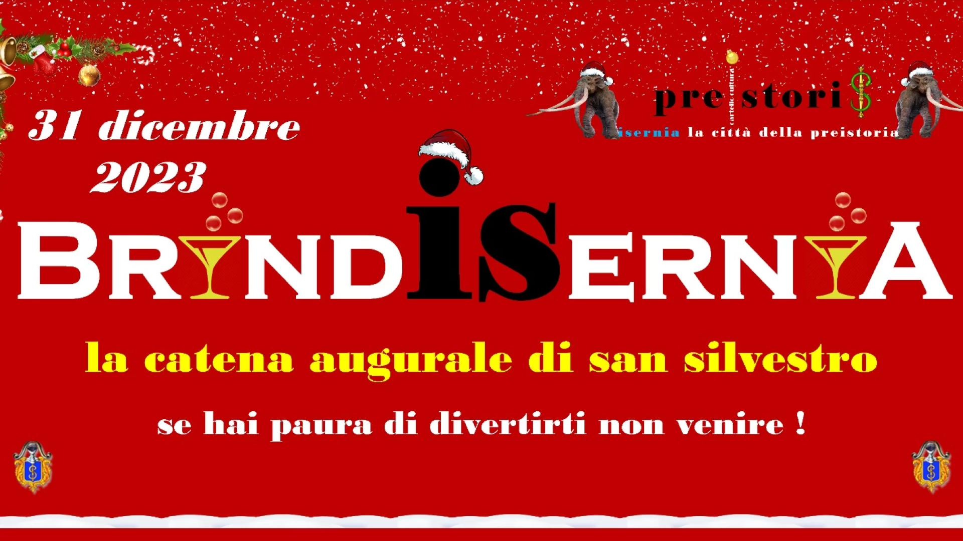 Isernia: appuntamento a domenica 31 dicembre con “BrindiSernia”.